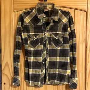 True Religion flannel shirt.